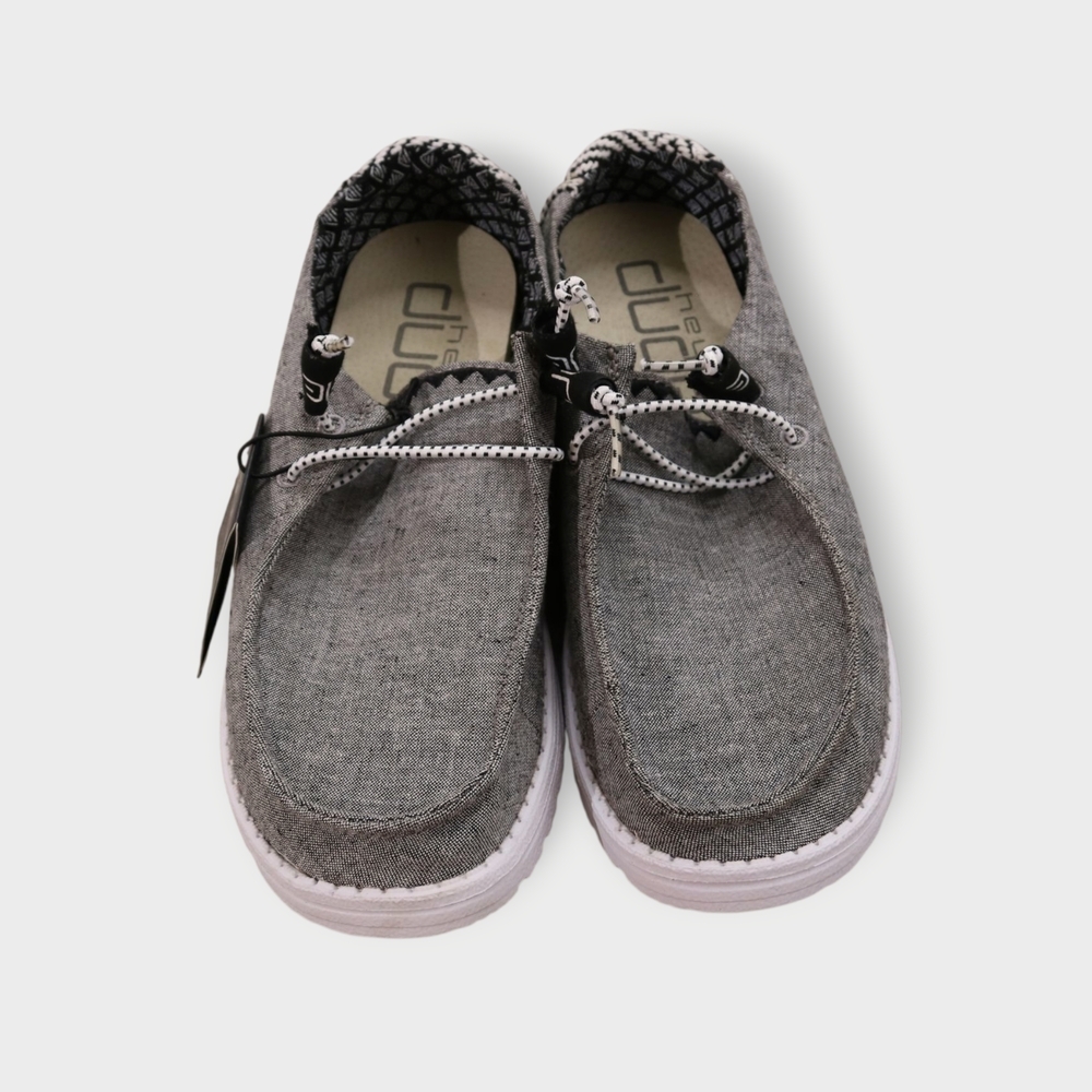NWT! Hey Dude Wendy Chambray Woven Onyx Size US 9 New With Box - Picture 2 of 8